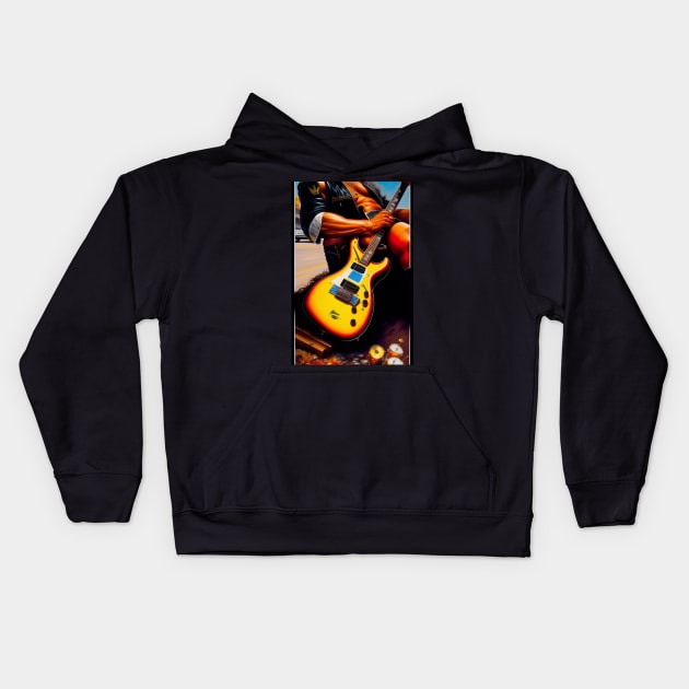 Jeff Beck Paul Rodgers Kids Hoodie by Nasromaystro